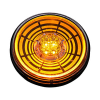 13 LED 4" Round Abyss Back-Up/Turn Signal Light - Red, Amber or White LEDs (Red, Amber or Clear Lens)