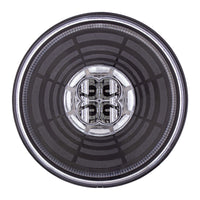 13 LED 4" Round Abyss Back-Up/Turn Signal Light - Red, Amber or White LEDs (Red, Amber or Clear Lens)