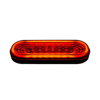 22 LED 6" Oval Abyss Stop, Turn & Tail Light - Red, Amber or White LEDs (Red, Amber or Clear Lens)