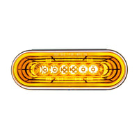 22 LED 6" Oval Abyss Stop, Turn & Tail Light - Red, Amber or White LEDs (Red, Amber or Clear Lens)