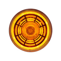 4 LED 2" Round Abyss Clearance/Marker Light - Amber, Red or White LEDs (Amber, Red or Clear Lens)