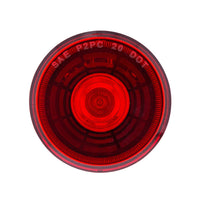 4 LED 2" Round Abyss Clearance/Marker Light - Amber, Red or White LEDs (Amber, Red or Clear Lens)