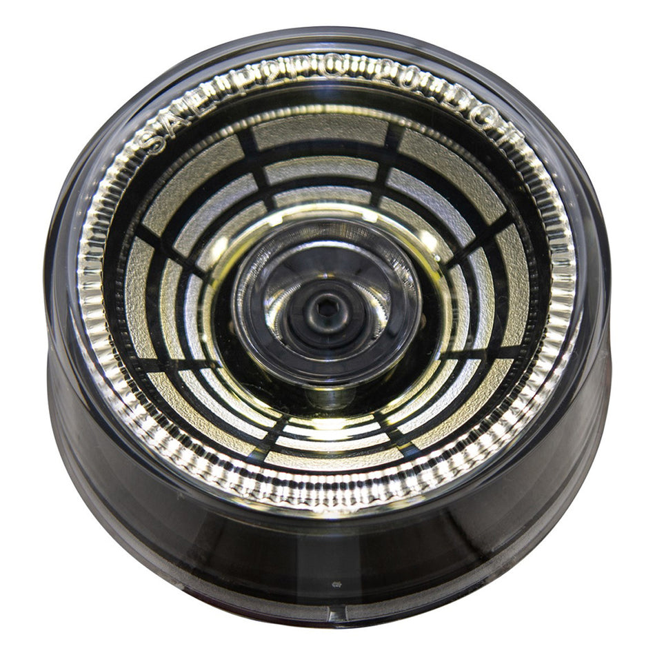 4 LED 2-1/2" Round Abyss Clearance/Marker Light - Amber, Red or White LEDs (Amber, Red or Clear Lens)