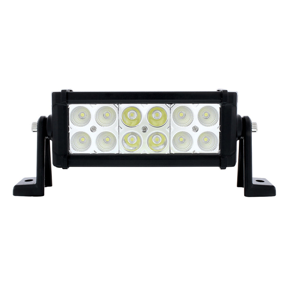 United Pacific - 12 High Power LED 7" Combo Light Bar - Competition Series