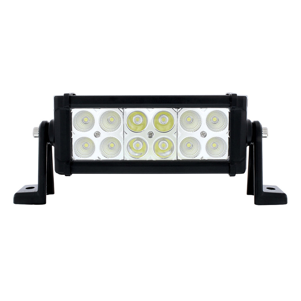 United Pacific - 12 High Power LED 7" Combo Light Bar - Competition Series