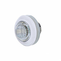 3 LED Dual Function 3/4" Mini Auxiliary/Utility Light With Bezel & Washer - Amber or Red LEDs (Amber, Red or Clear Lens)