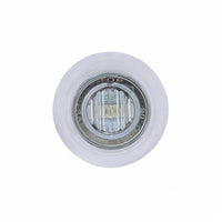3 LED Dual Function 3/4" Mini Auxiliary/Utility Light With Bezel & Washer - Amber or Red LEDs (Amber, Red or Clear Lens)