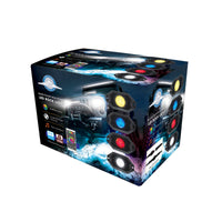 United Pacific - RGB Multi-Color 500 Lumen LED Rock Light 4-Piece Kit