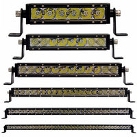 6, 8, 10, 20, 30 or 40 High Power CREE LED Single Row Light Bars (Various Lengths)