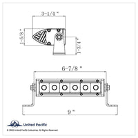 6, 8, 10, 20, 30 or 40 High Power CREE LED Single Row Light Bars (Various Lengths)