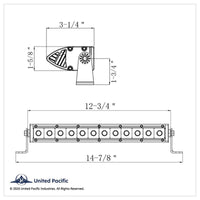6, 8, 10, 20, 30 or 40 High Power CREE LED Single Row Light Bars (Various Lengths)