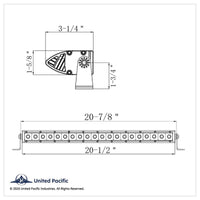 6, 8, 10, 20, 30 or 40 High Power CREE LED Single Row Light Bars (Various Lengths)