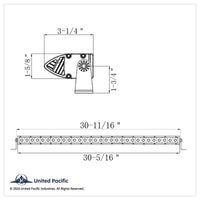 6, 8, 10, 20, 30 or 40 High Power CREE LED Single Row Light Bars (Various Lengths)