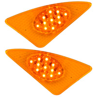 11 Amber LED Fender Signal Light For 2008-2017 Kenworth T660 (Driver or Passenger Side)