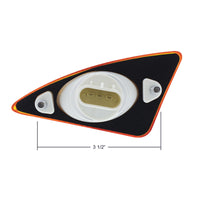 11 Amber LED Fender Signal Light For 2008-2017 Kenworth T660 (Driver or Passenger Side)