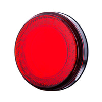 United Pacific - 24 LED 4" Round Mirage Stop, Turn & Tail Light - Red LEDs (Red Lens)