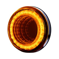 United Pacific - 24 LED 4" Mirage Turn Signal Light - Amber LEDs (Amber or Clear Lens)