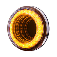 United Pacific - 24 LED 4" Mirage Turn Signal Light - Amber LEDs (Amber or Clear Lens)