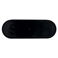 24 LED 6" Oval Mirage Turn Signal Light - Amber LEDs (Amber Lens)