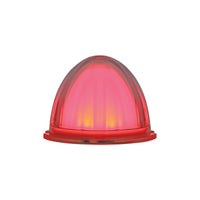 9 LED Dual Function GloLight Watermelon Cab/Auxiliary Light - Amber or Red LEDs (Amber, Red or Clear Lens)