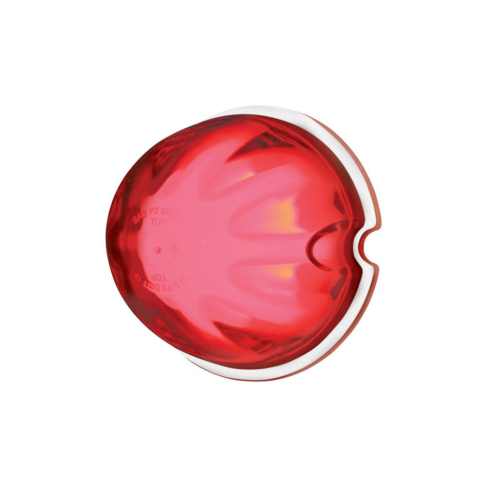 9 LED Dual Function GloLight Watermelon Cab/Auxiliary Light - Amber or Red LEDs (Amber, Red or Clear Lens)