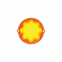 9 LED Dual Function GloLight Watermelon Grakon 1000 Style Cab Light - Amber LEDs (Amber or Clear Lens)