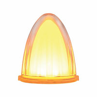 9 LED Dual Function GloLight Watermelon Grakon 1000 Style Cab Light - Amber LEDs (Amber or Clear Lens)