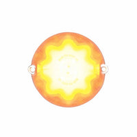 9 LED Dual Function GloLight Watermelon Grakon 1000 Style Cab Light - Amber LEDs (Amber or Clear Lens)