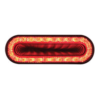 24 LED 6" Oval Mirage Turn Signal Light - Amber LEDs (Amber or Clear Lens)