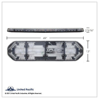 United Pacific - 12 or 16 LED 49" High Power LED Warning Light Bar