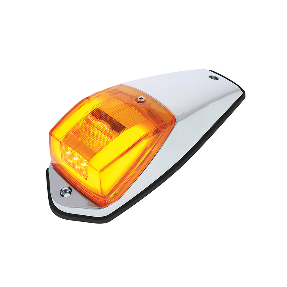 United Pacific - 24 LED GloLight Square Cab Light Kit - Amber LEDs (Amber or Clear Lens)