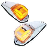 United Pacific - 24 LED GloLight Square Cab Light Kit - Amber LEDs (Amber or Clear Lens)