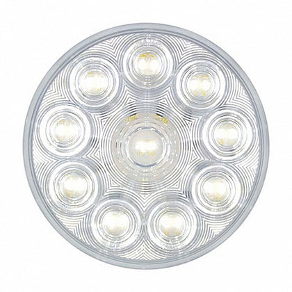 20 LED 4" Back-Up Light - "Competition Series" - White LEDs (Clear Lens)