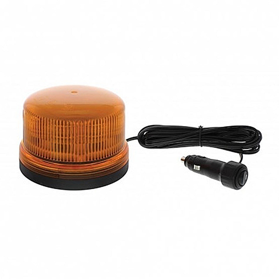 United Pacific - 8 High Power LED Low Profile Beacon Light (Magnetic or Permanent Mount)