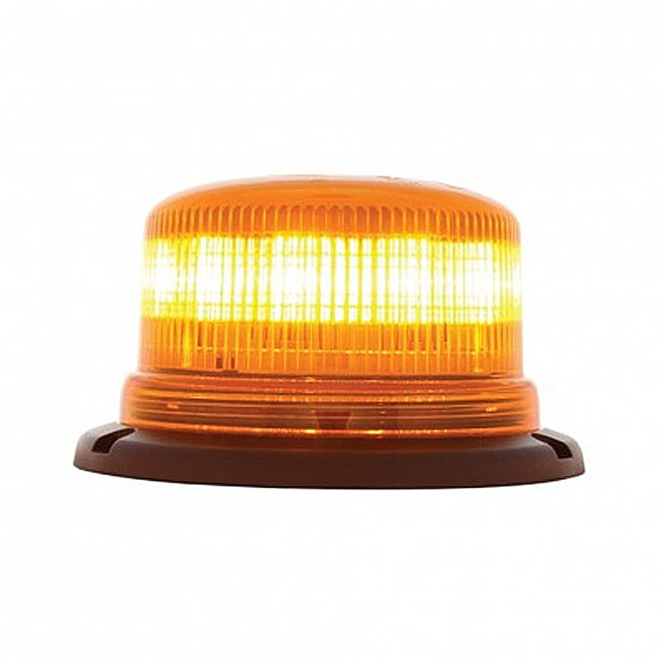 United Pacific - 8 High Power LED Low Profile Beacon Light (Magnetic or Permanent Mount)
