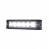 United Pacific - 6 High Power LED Low Profile Warning Lighthead - White LEDs