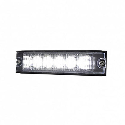 United Pacific - 6 High Power LED Low Profile Warning Lighthead - White LEDs