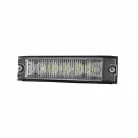 United Pacific - 6 High Power LED Low Profile Warning Lighthead - White LEDs