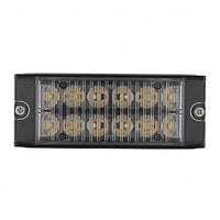 United Pacific - 12 High Power LED Low Profile Warning Light Head (Amber or White LEDs)