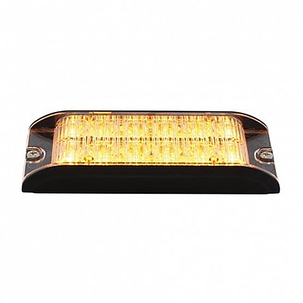 United Pacific - 12 High Power LED Low Profile Warning Light Head (Amber or White LEDs)