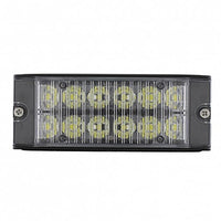 United Pacific - 12 High Power LED Low Profile Warning Light Head (Amber or White LEDs)