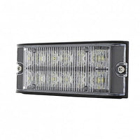United Pacific - 12 High Power LED Low Profile Warning Light Head (Amber or White LEDs)