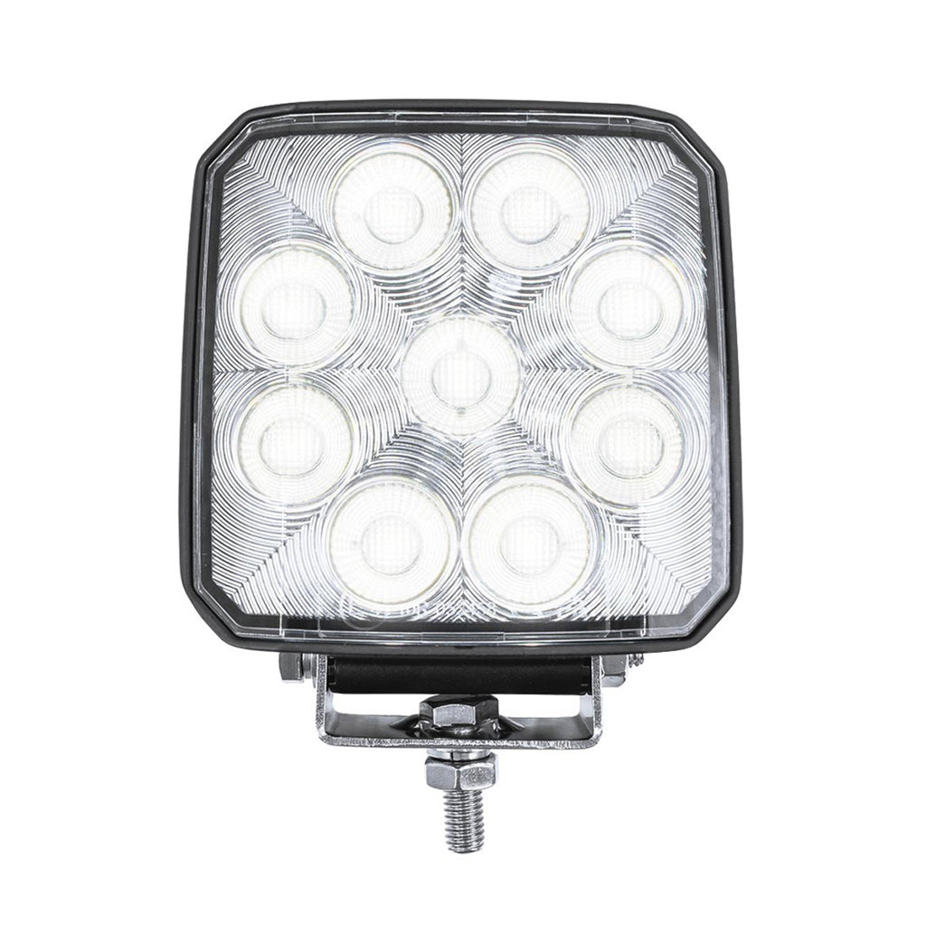 United Pacific - 9 LED High Power 3-7/8" Square or Round Work/Flood Light (White LEDs)