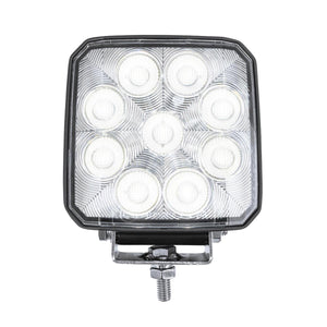 United Pacific - 9 LED High Power 3-7/8" Square or Round Work/Flood Light (White LEDs)