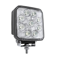 United Pacific - 9 LED High Power 3-7/8" Square or Round Work/Flood Light (White LEDs)