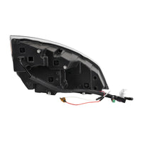 Black Quad-LED Headlight With LED DRL & Seq. Signal For 2018-2024 Freightliner Cascadia (Driver or Passenger Side)