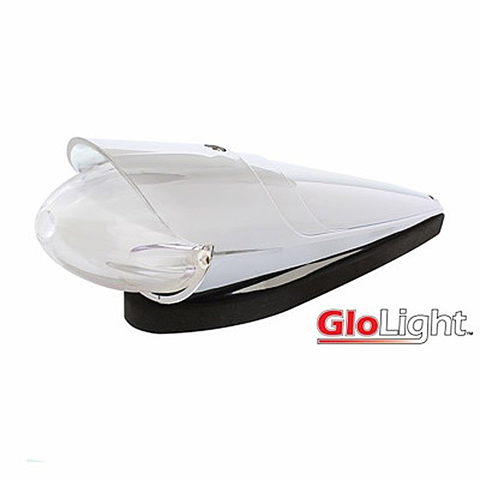 9 LED Dual Function GloLight Watermelon Grakon 1000 Style Cab Light Kit w/ Visor - Amber LEDs (Amber or Clear Lens)