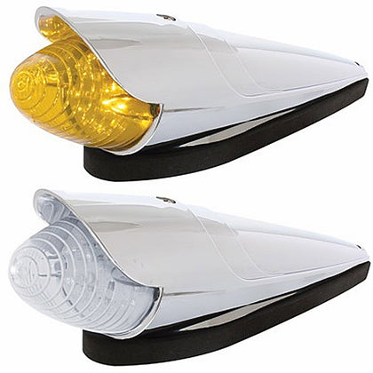 19 LED Beehive Grakon 1000 Cab Light Kit w/ Visor - Amber LEDs (Amber or Clear Lens)