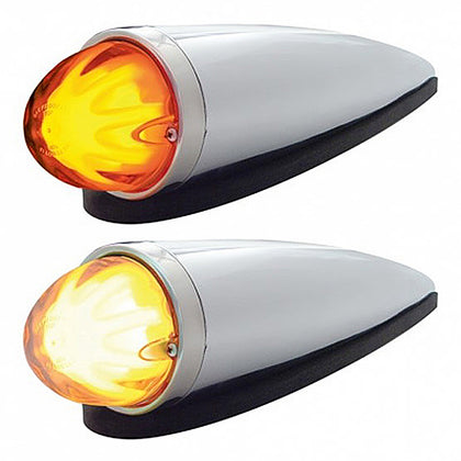 9 LED Dual Function GloLight Watermelon Cab Light Kit - Amber LEDs (Amber or Clear Lens)