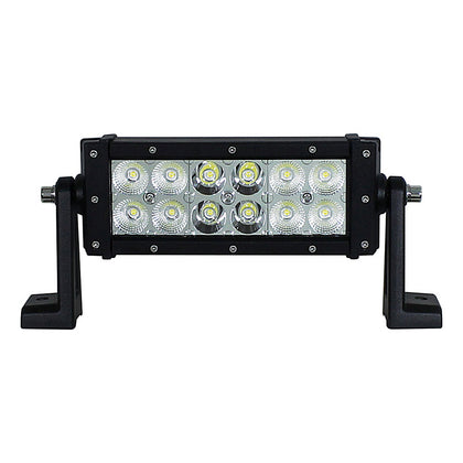 United Pacific - 12 High Power LED Dual Row 8" Curved Flood/Spot Light Bar